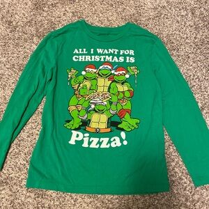 Nickelodeon long sleeve shirt, size large, green